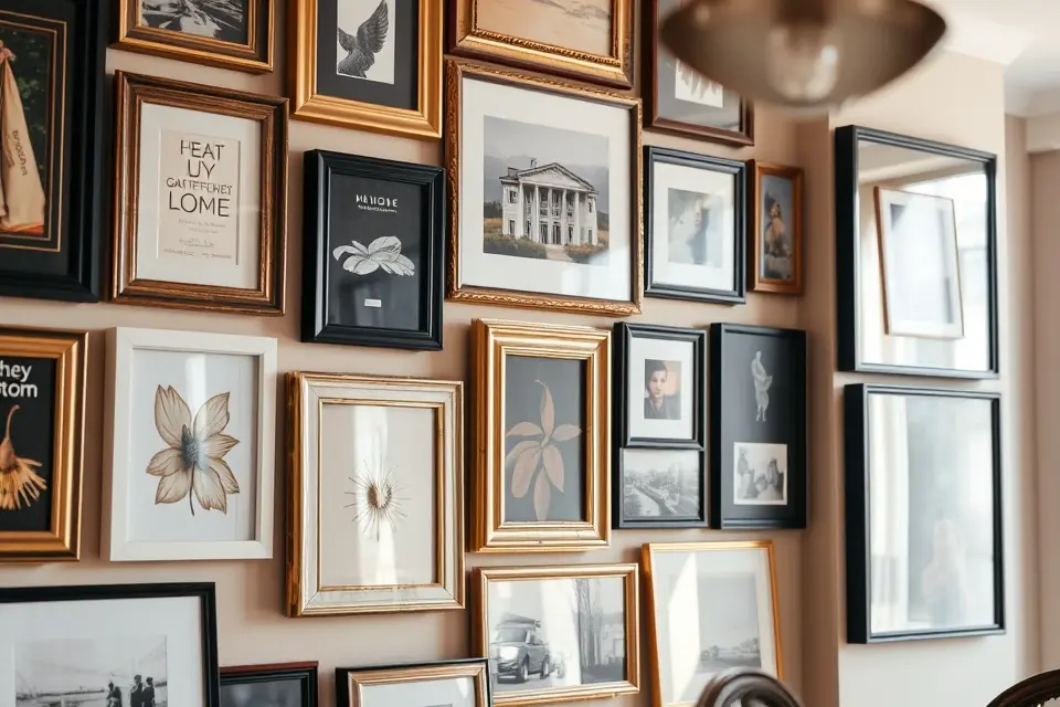 Idea 8: Design an Eclectic Gallery Wall