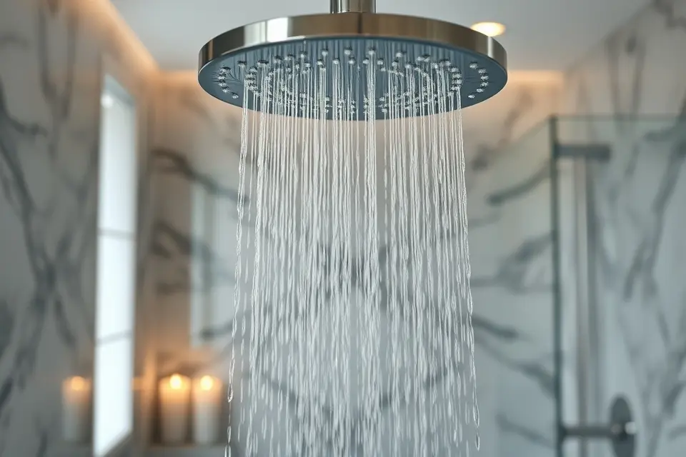 Idea 8: Install a Rainfall Showerhead