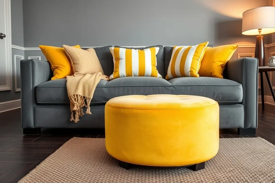 Idea 8: Monochromatic Base with One Bright Hue
