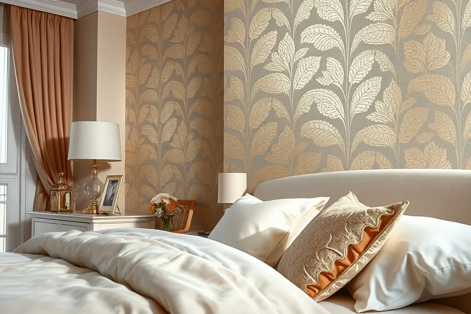 Idea 8: Shimmering Metallic Accents