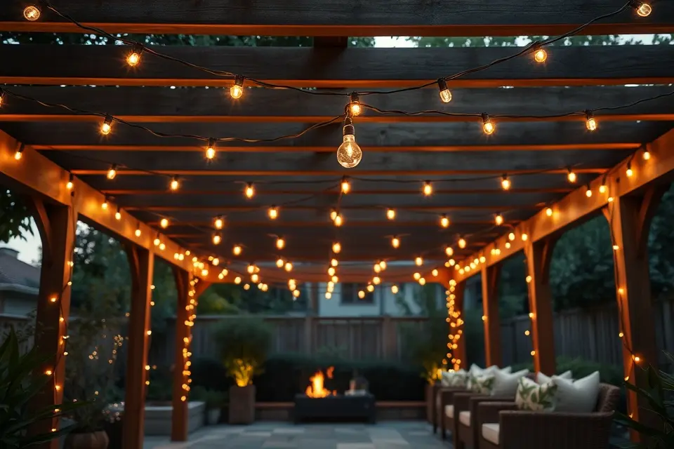 Idea 9: String Light Canopy