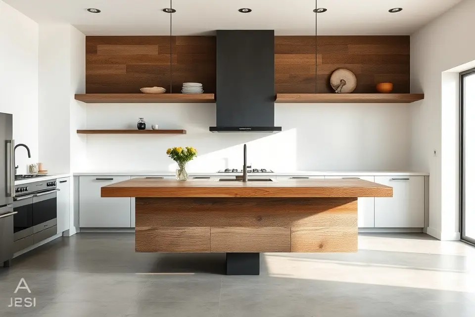 Open Shelving & Floating Elements