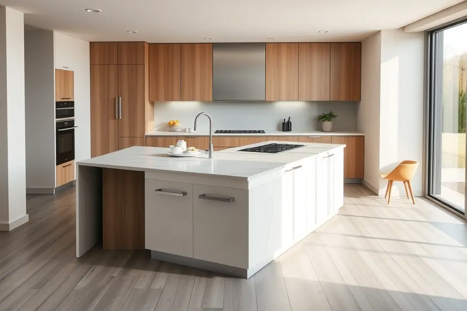Zoned Kitchens & Multifunctional Islands