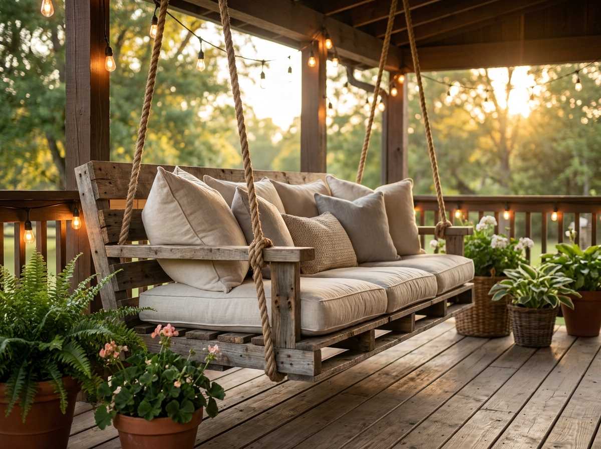 11. DIY Pallet Swings