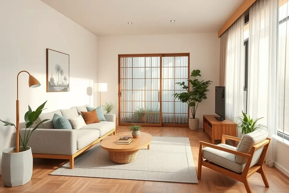 1. Embrace Japandi Serenity with Sustainable Touches