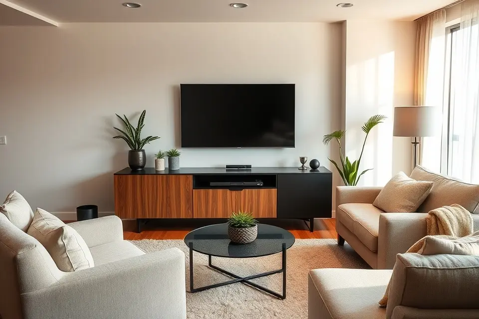 10. Elevate Storage with Stylish Media Consoles