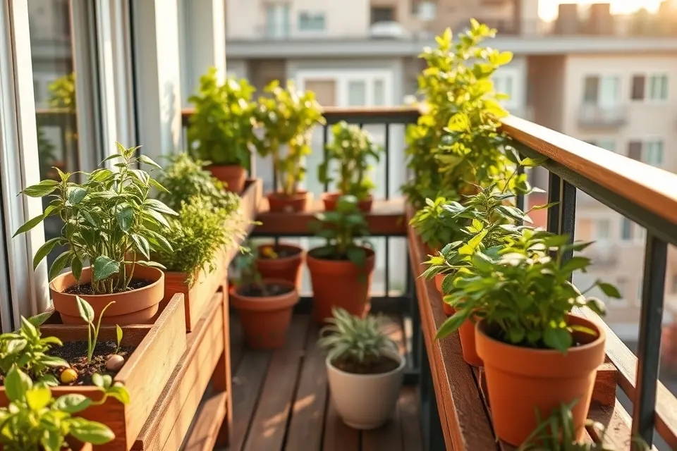 10. Grow a Micro Herb & Edible Garden