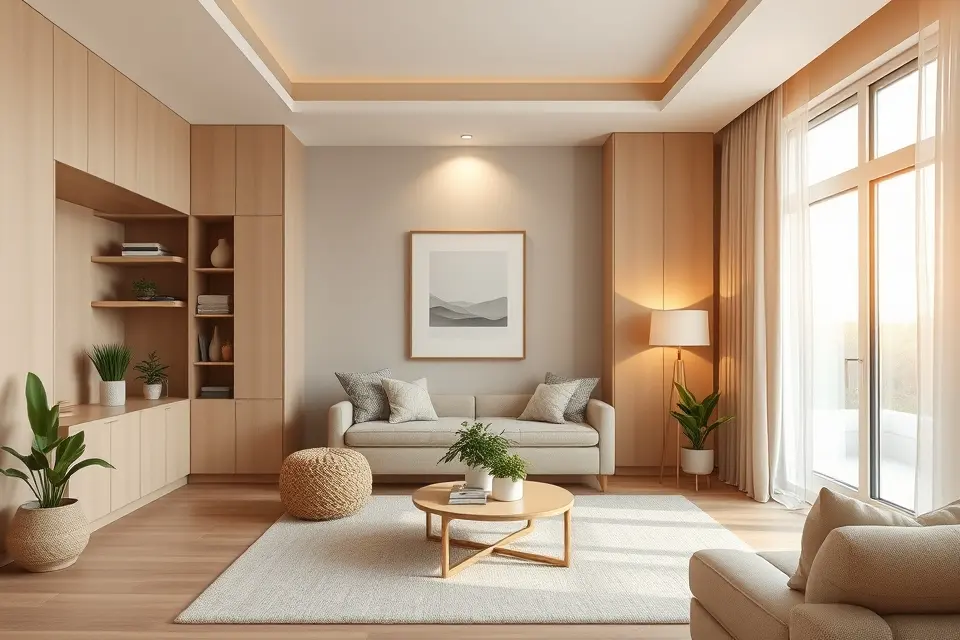 11. Achieve Decluttering Zen with Hidden Storage