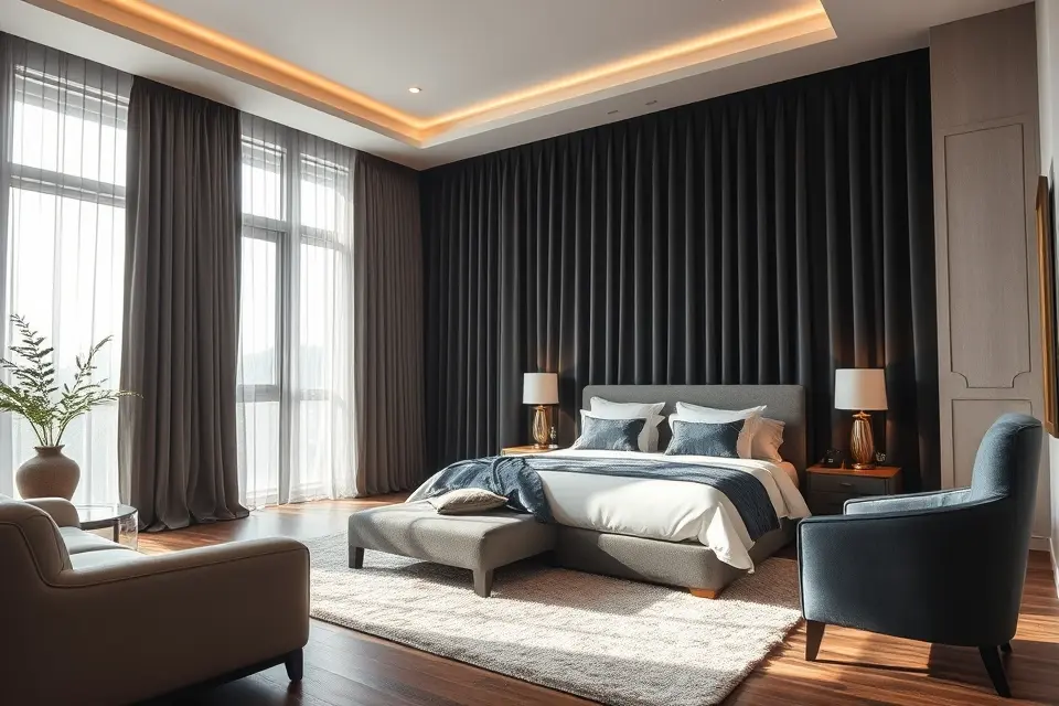 11. Install Full-Length Blackout Curtains