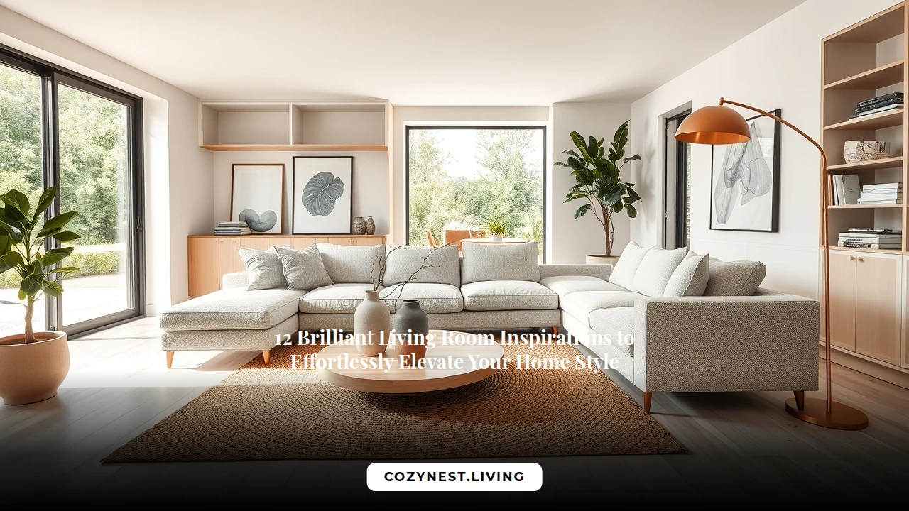 12 Brilliant Living Room Inspirations to Effortlessly Elevate Your Home Style