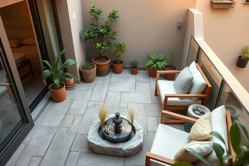 12. Introduce a Miniature Water Feature
