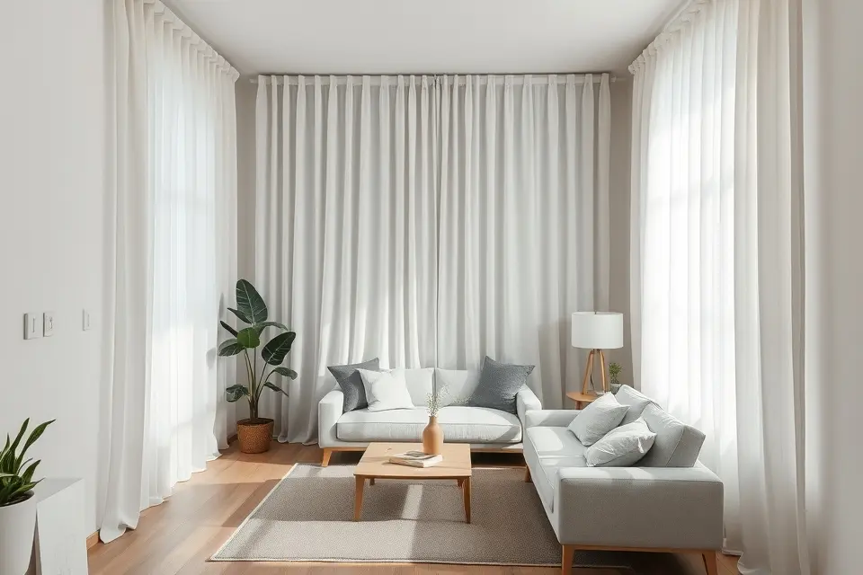 4. Hang Curtains High and Wide