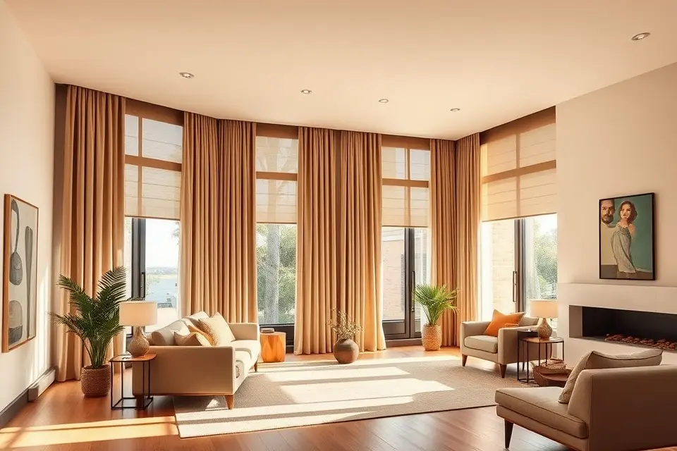 6. Smart Window Treatments for Light & Privacy