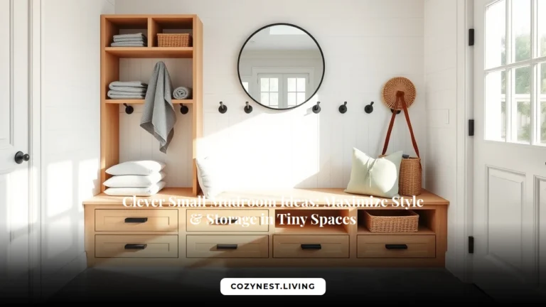 Clever Small Mudroom Ideas: Maximize Style & Storage in Tiny Spaces