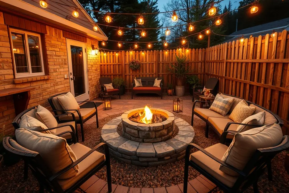 Design a DIY Fire Pit Gathering Spot