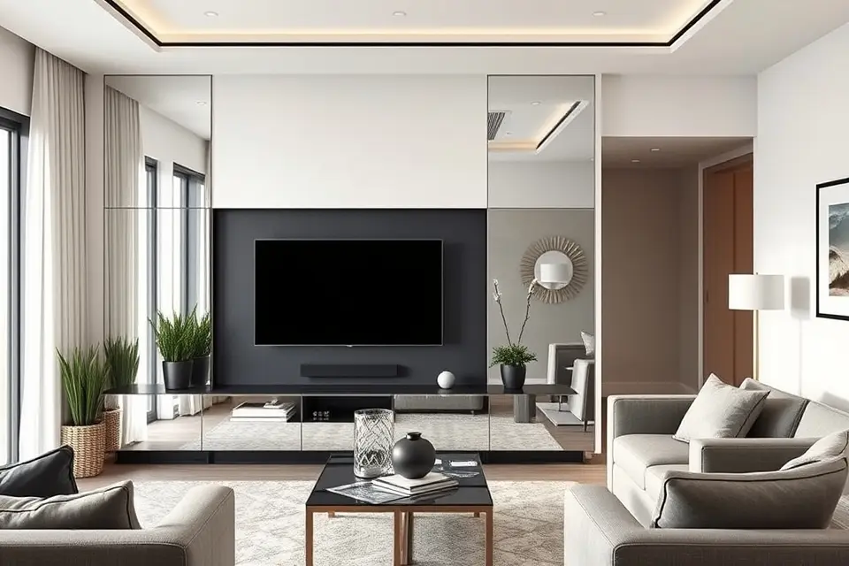 Frame Your View with Elegant Mirror Accents