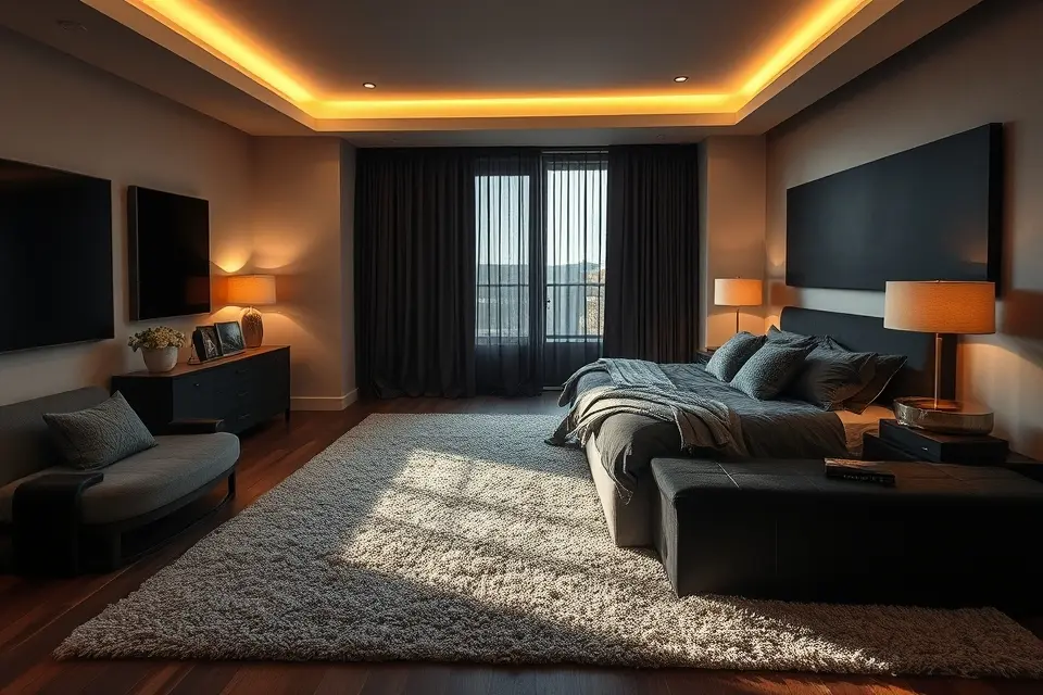 Ground the Space with an Area Rug