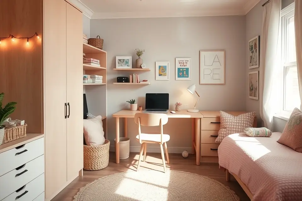 Idea 7: Functional & Aesthetic Desk Zone
