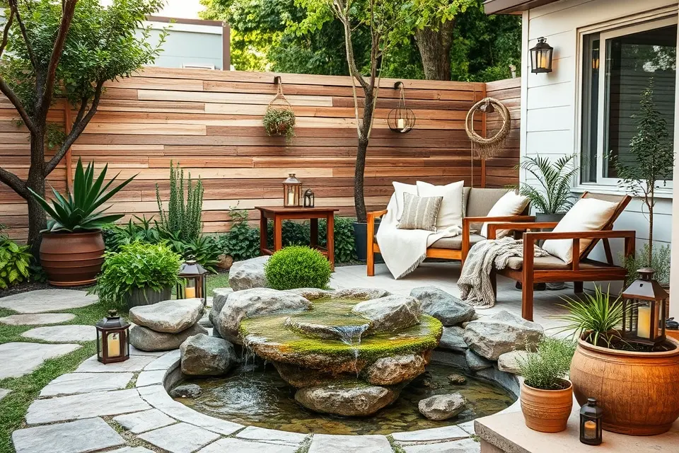 Install a Soothing Water Feature