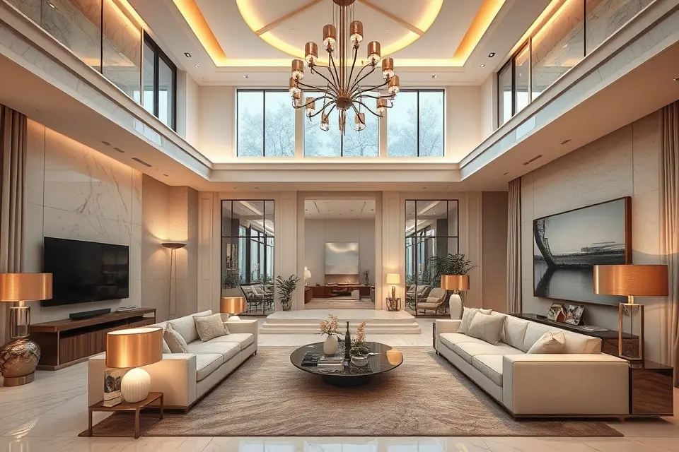 Layered Lighting: Ambiance with Modern Shades