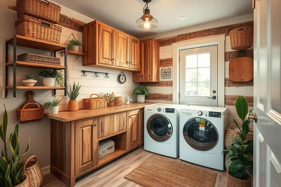 Reclaimed Wood Accents for Rustic Charm