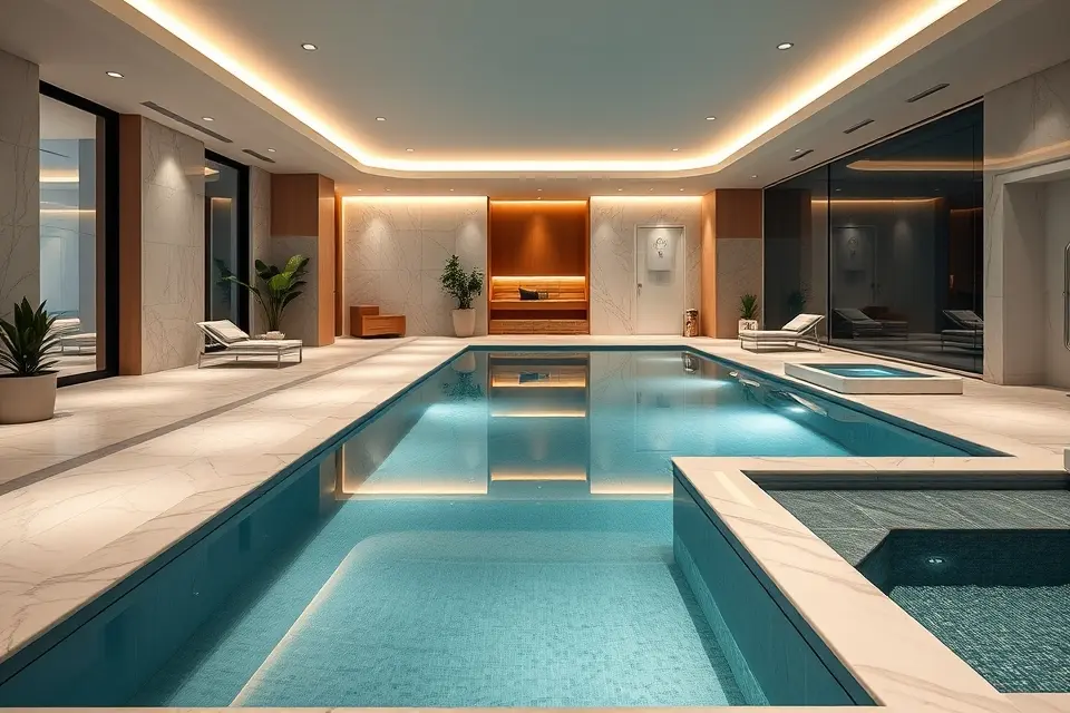 Wellness-Focused Pool Areas with Spa & Relaxation Zones