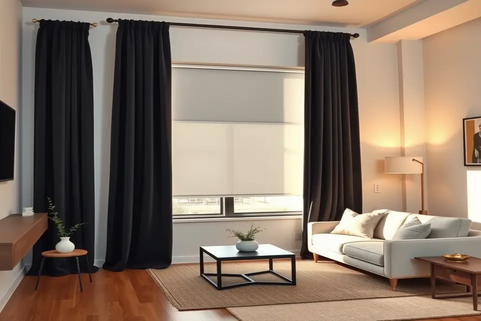 6. Use Window Treatments for Softness and Privacy
