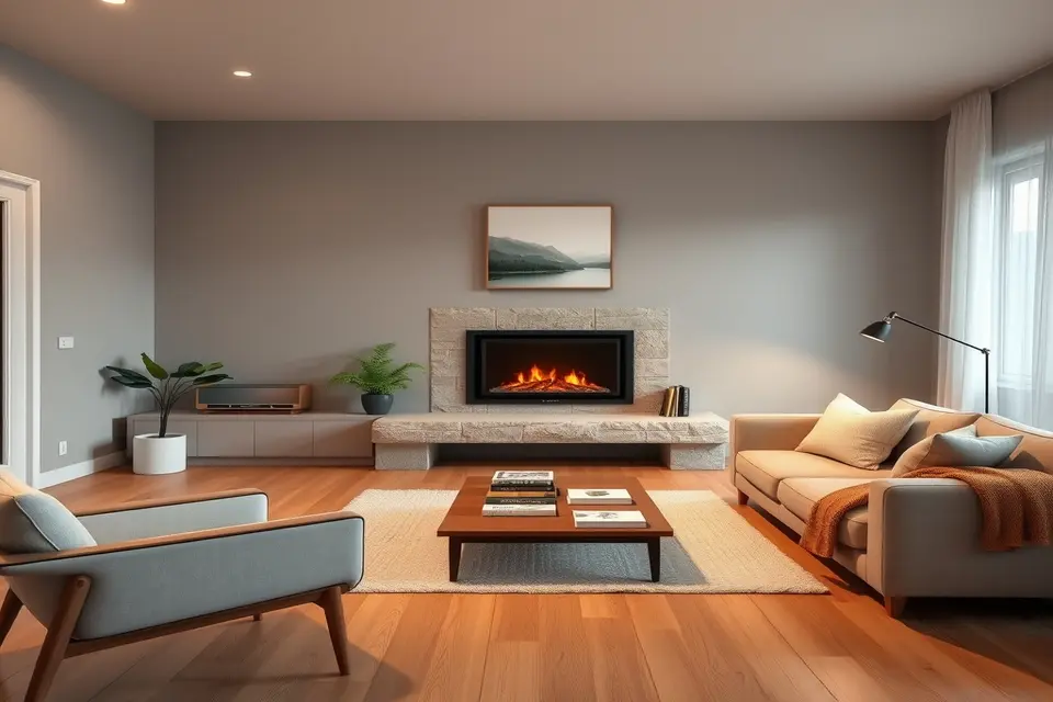 8. Consider a Fireplace or Alternative Heat Source