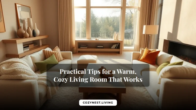 Practical Tips for a Warm, Cozy Living Room That Works