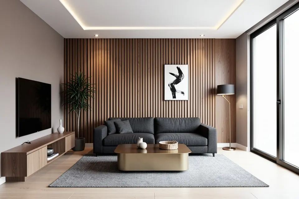 Fluted or Slat Wood Panels