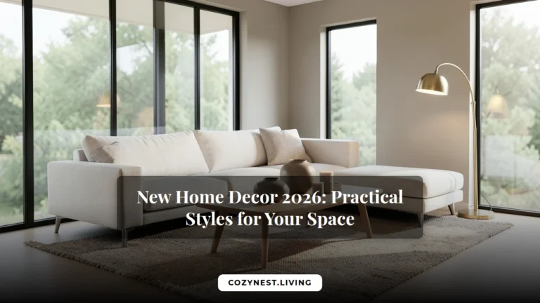New Home Decor 2026: Practical Styles for Your Space