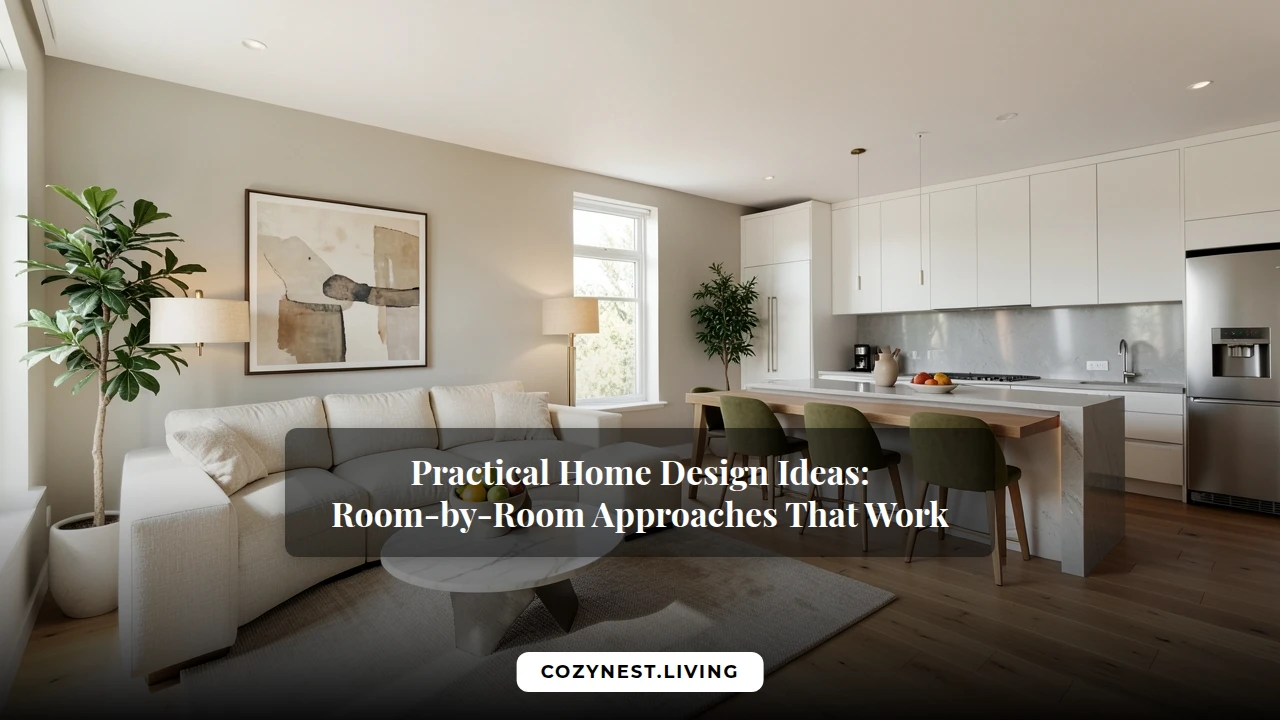Practical Home Design Ideas: Room-by-Room Approaches That Work