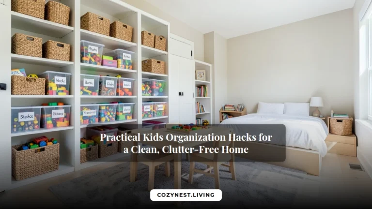 Practical Kids Organization Hacks for a Clean, Clutter-Free Home