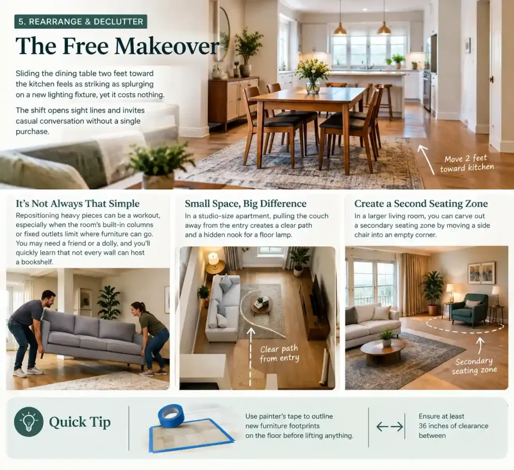 Rearrange & Declutter The Free Makeover idea