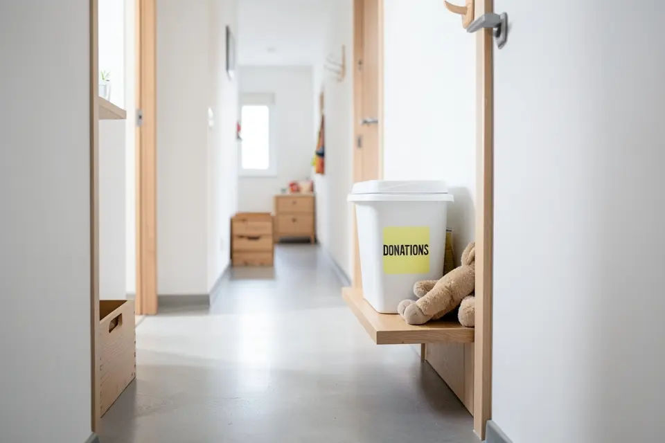 12. Create a 'Donation' Bin Always on Standby