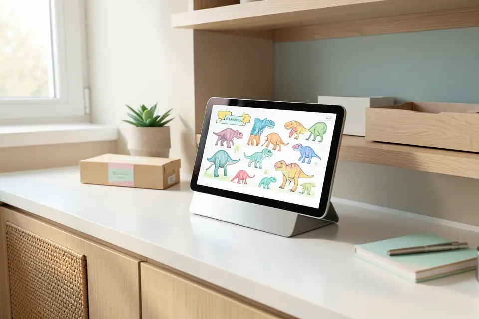 13. Digitize Kids' Artwork and Sentimental Papers