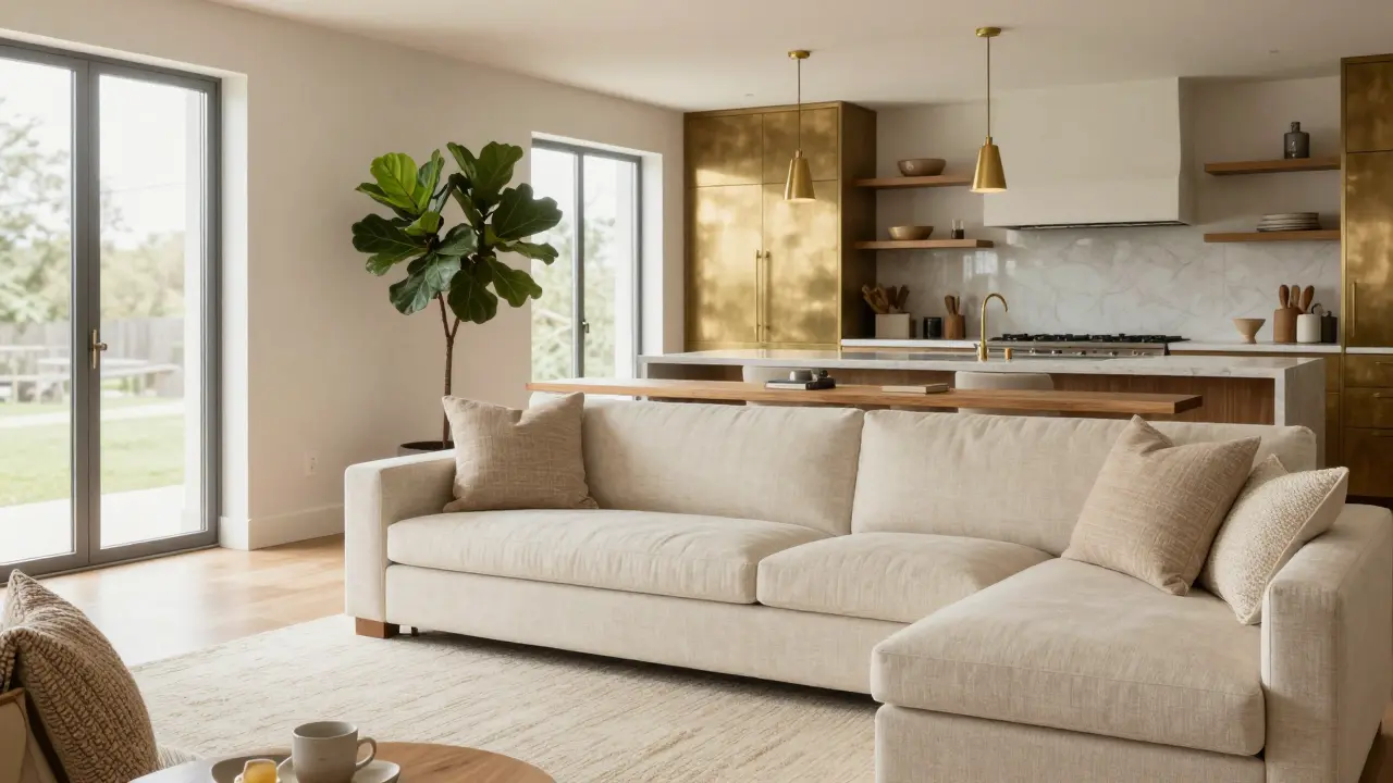 10 Practical Decor Ideas for Combined Kitchen and Living Room Spaces